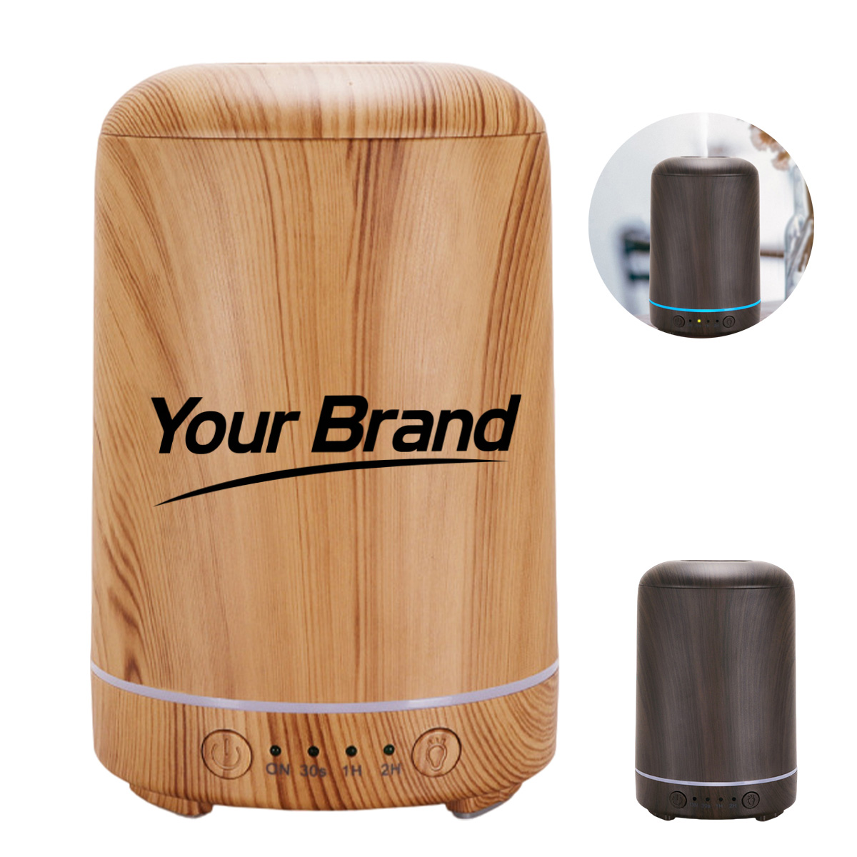 Desktop Wood Grain Ultrasonic Aroma Diffuser