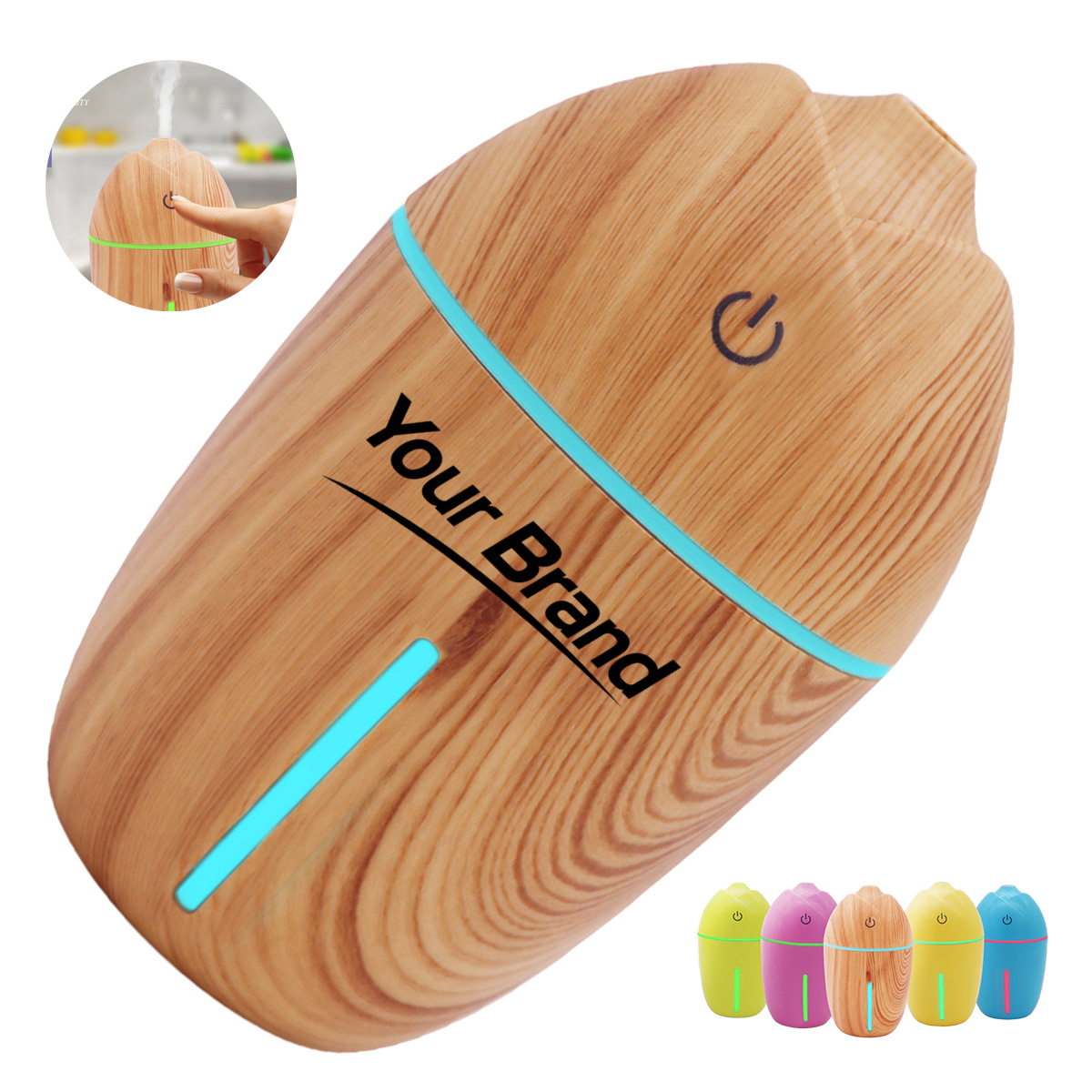 Portable Corn Shaped Desktop and Car Ultrasonic Humidifier