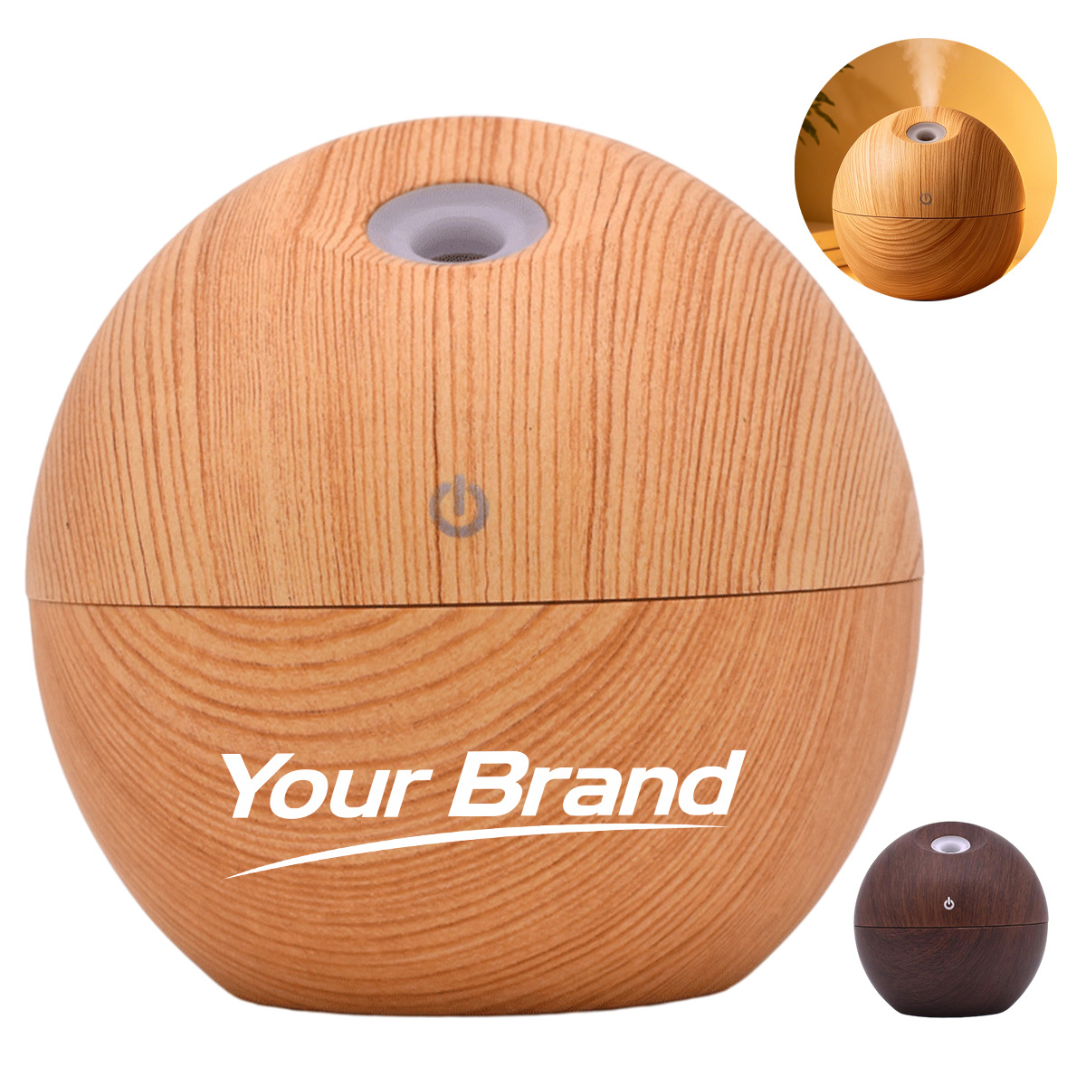 4.5oz. Wood Grain Car Ultrasonic Aroma Diffuser