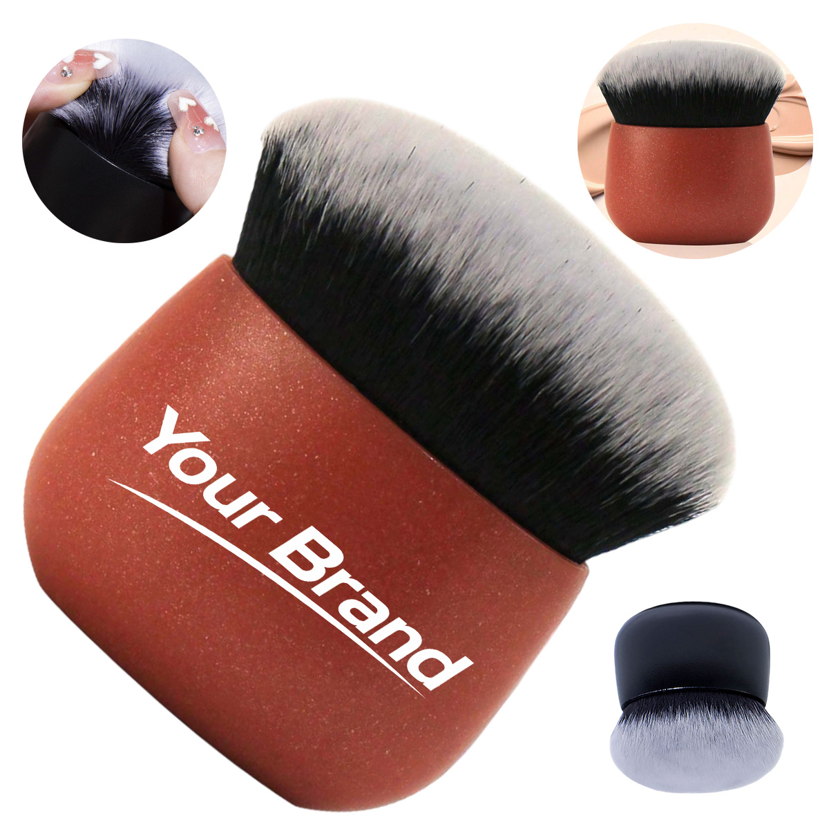 Seamless Mushroom Head Foundation Makeup Brush