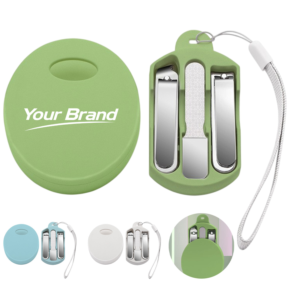 3 Pcs Precision Stainless Steel Manicure Set