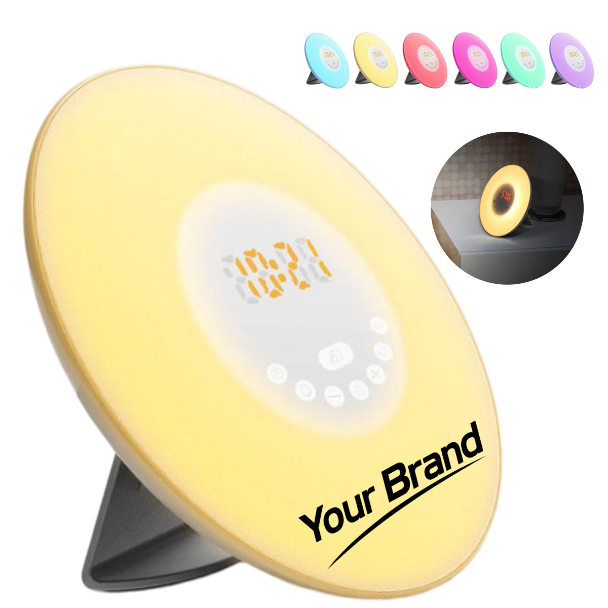 Sunrise Simulation Sleep Aid LED Alarm Clock