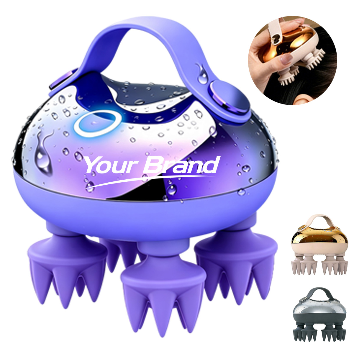Electric Scalp Massager Head Therapy Device