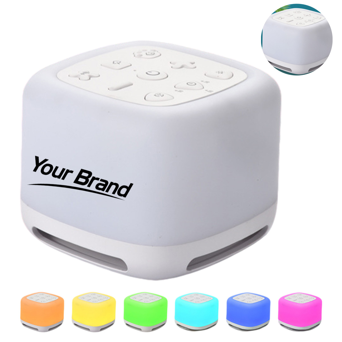 White Noise Sleep Aid RGB Nightlight