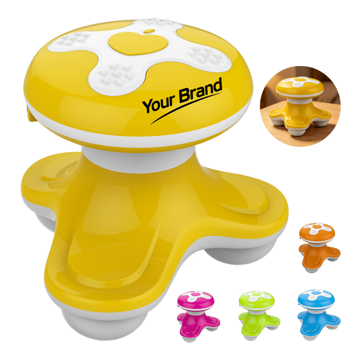 Triangular Mini Handheld Electric Body Massager