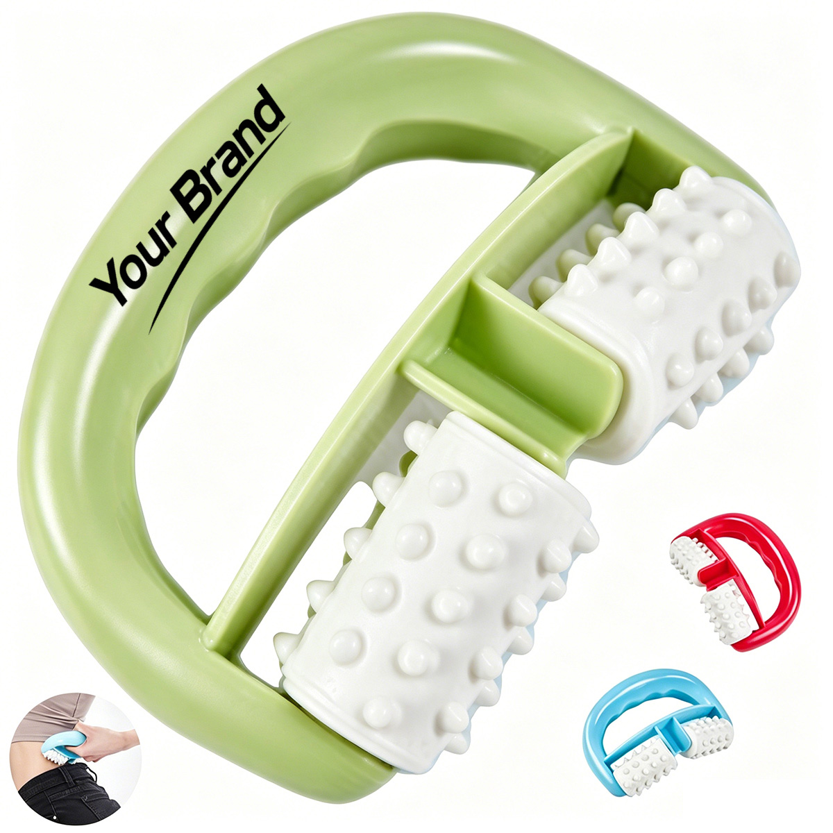Dual Point Spiked Roller Muscle Massager