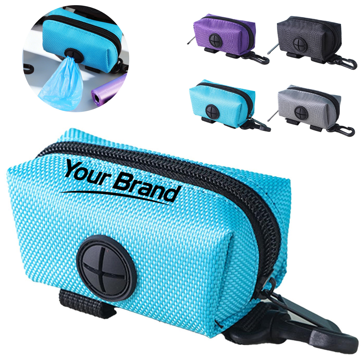 Oxford Pet Waste Bag Dispenser Pouch