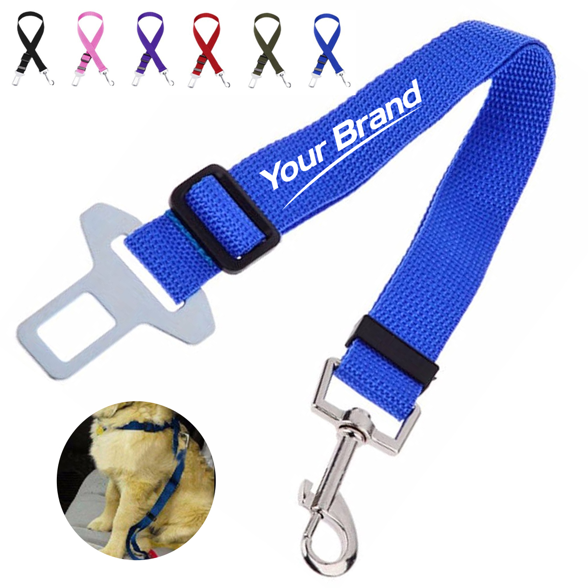 Adjustable Car Pet Seat Belt Leash