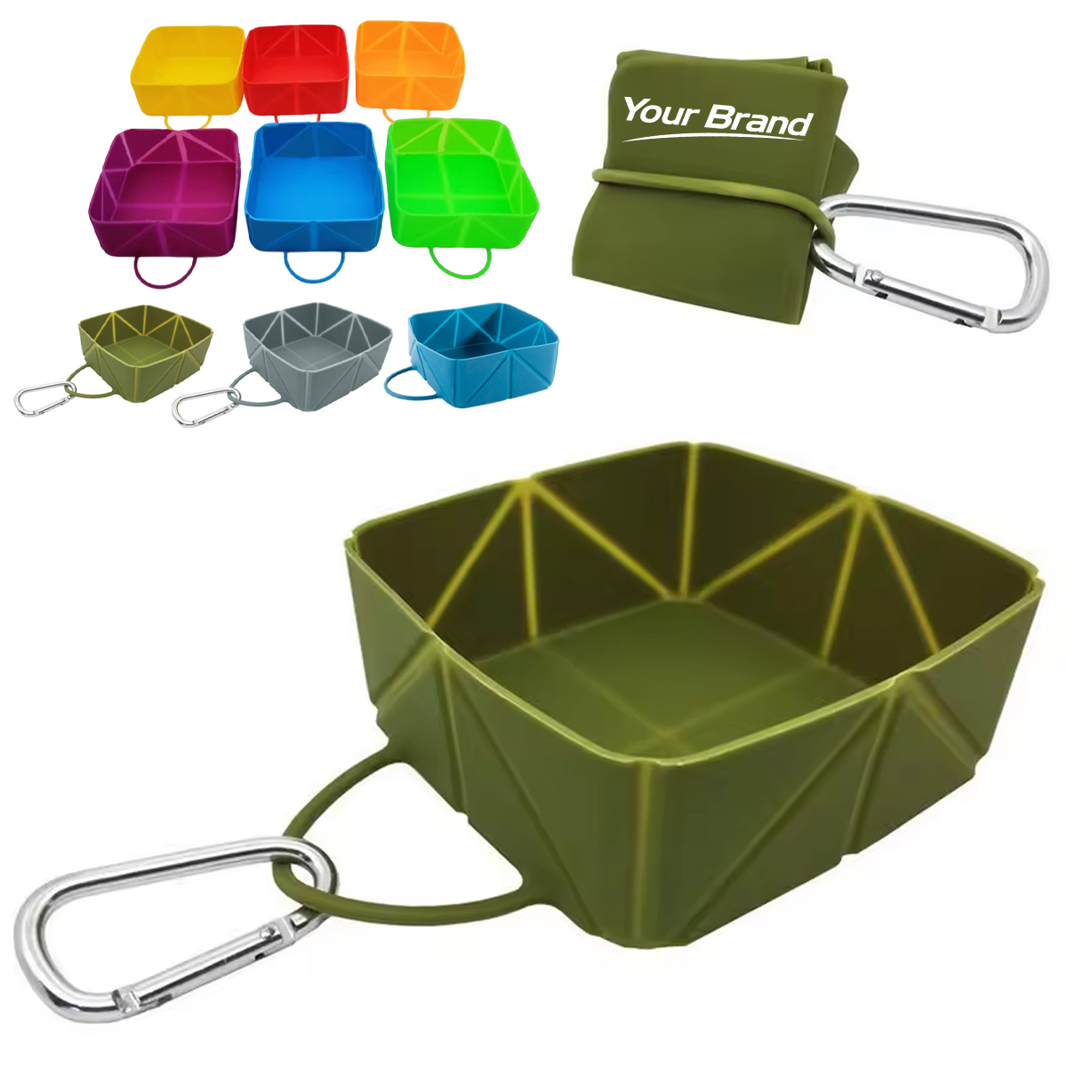 Collapsible Silicone Pet Travel Bowl