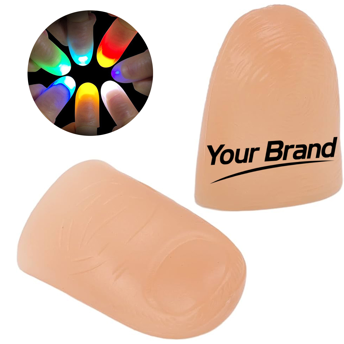 LED Glowing Magic Thumb Tip Lights