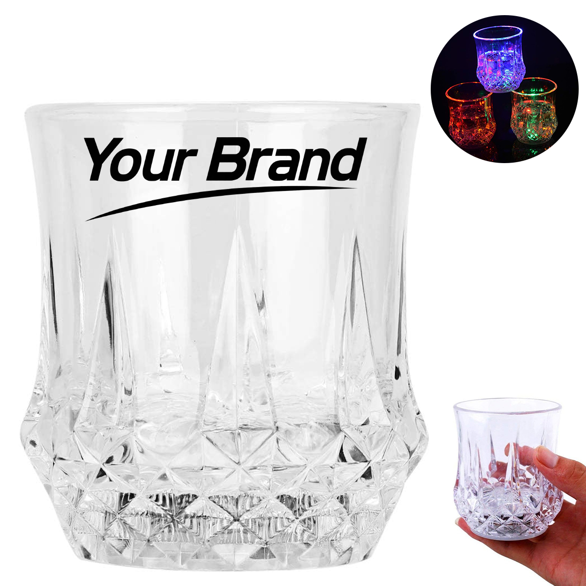 Liquid Activated LED Pineapple Glow Cup