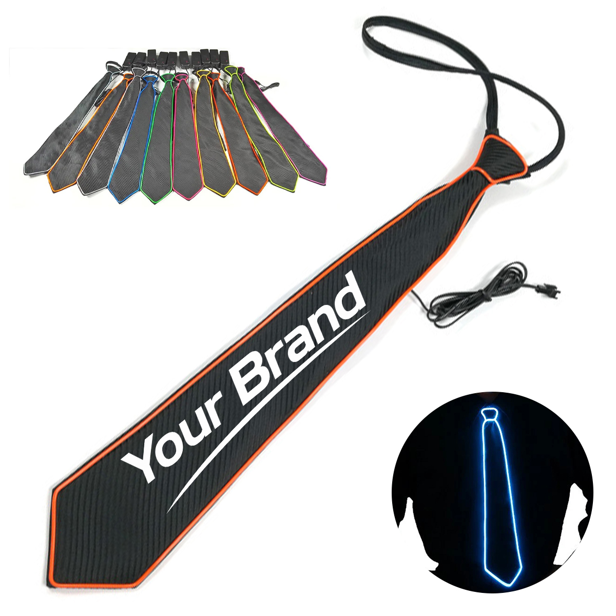 EL Wire Luminous Necktie