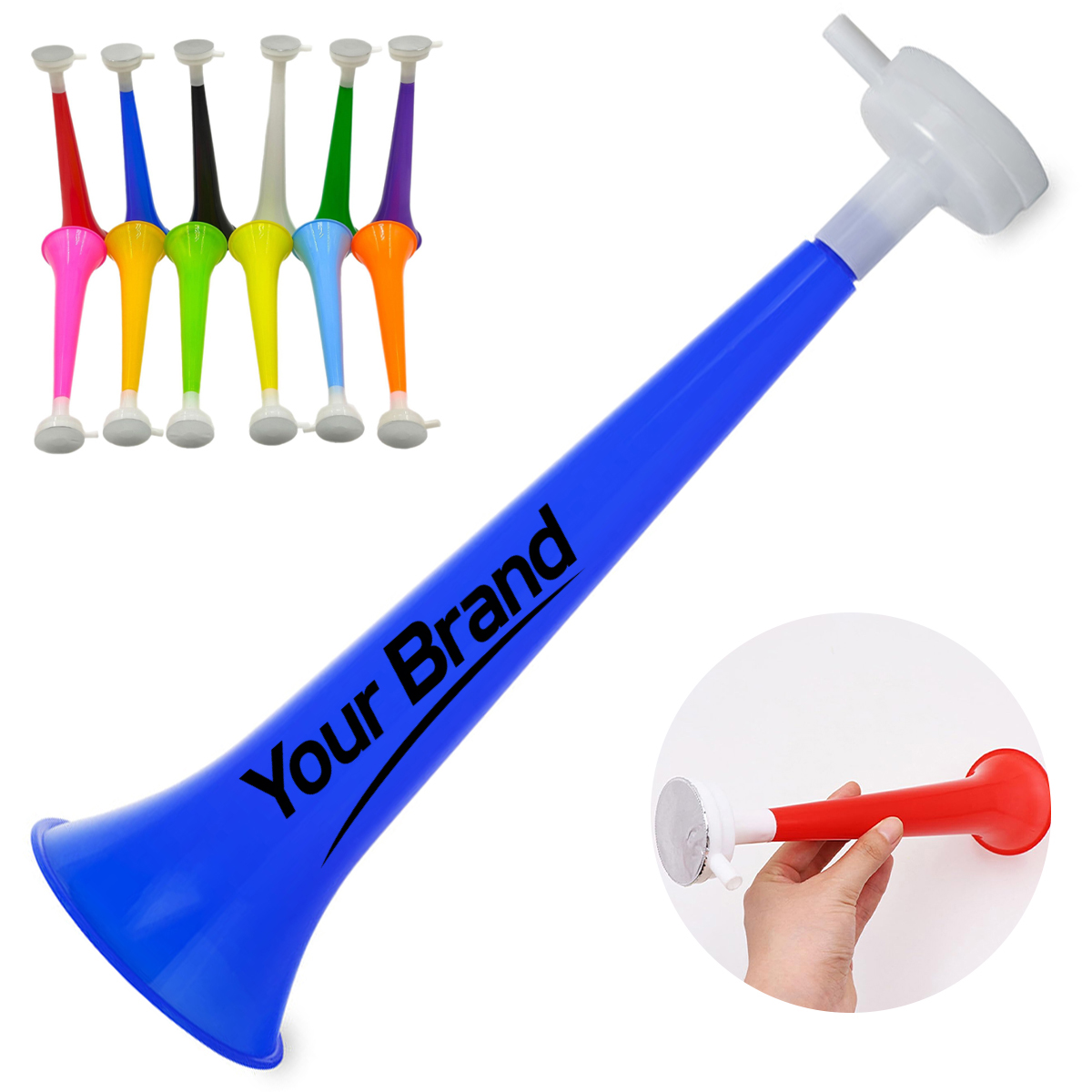 Single Section Fan Cheer Horn