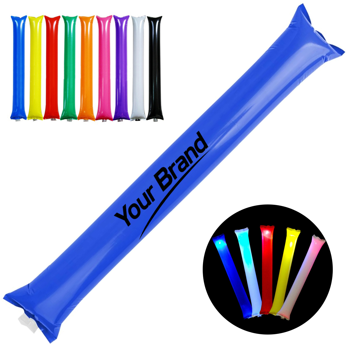 LED Inflatable Cheering Thunder Sticks