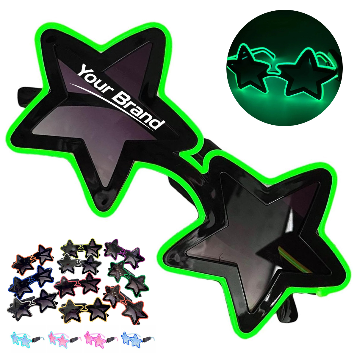 LED Star Glow Glasses