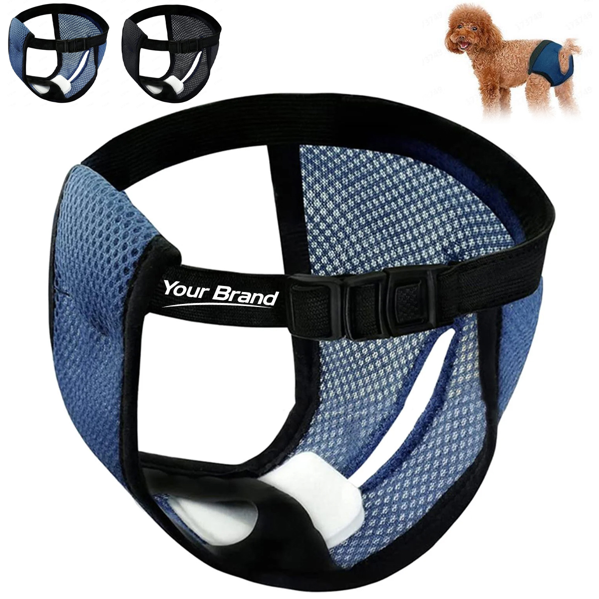 Breathable Mesh Pet Physiological Pants