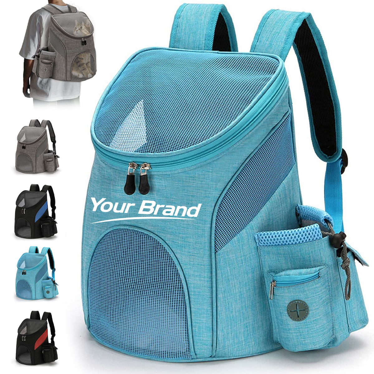 Elite Mesh Foldable Pet Carrier Travel Backpack