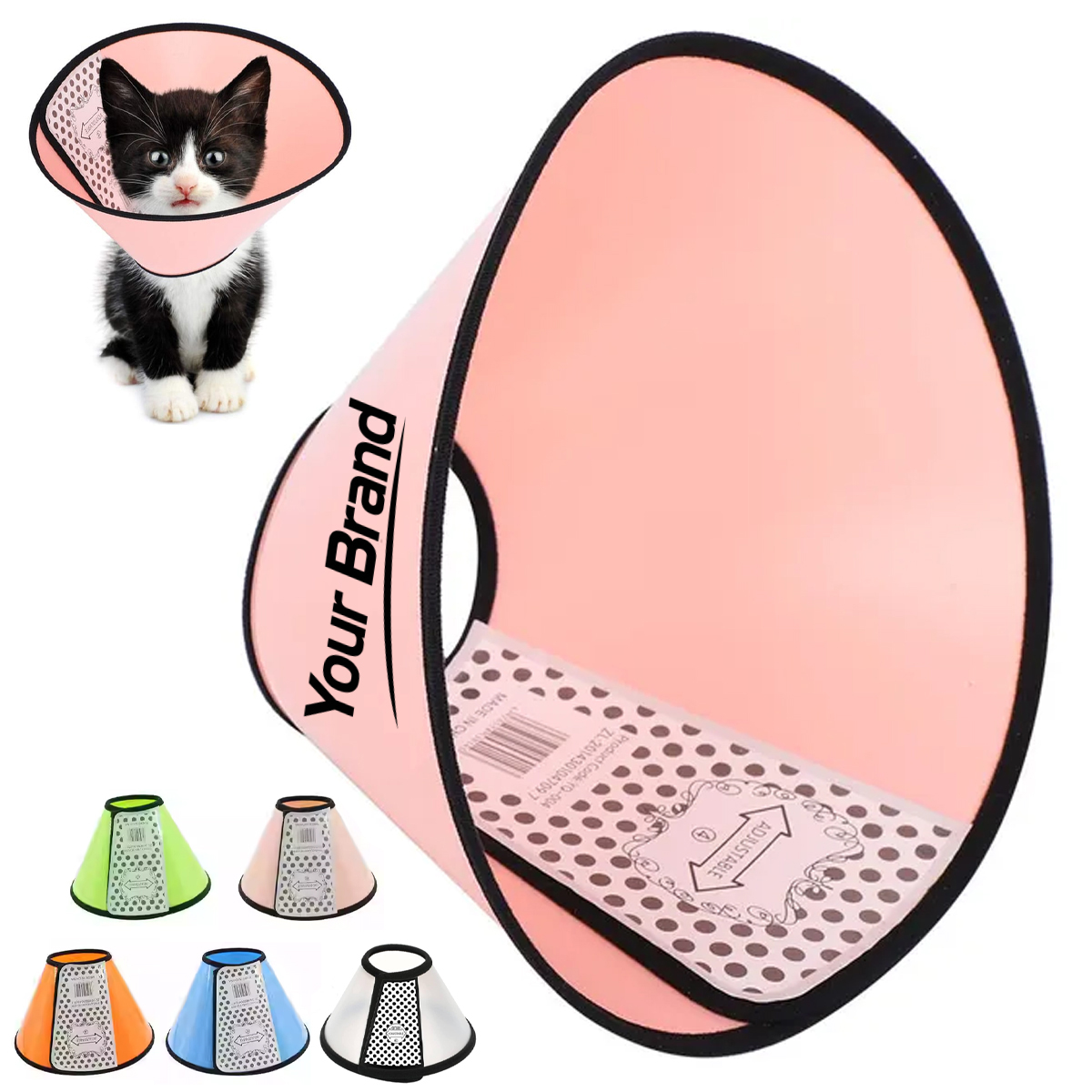 Adjustable Pet Recovery Elizabethan Collar