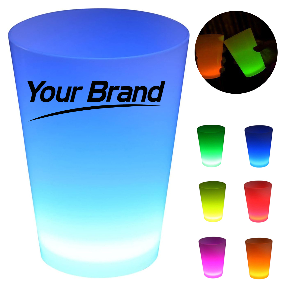 LED Glowing Plastic Cup