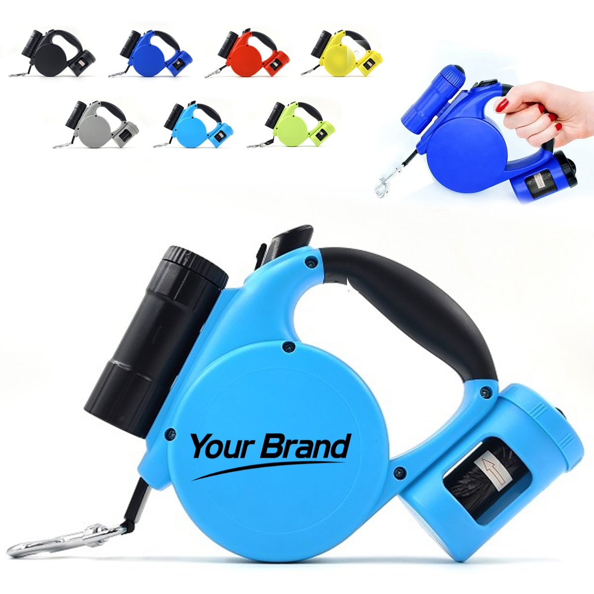 Retractable LED Pet Leash