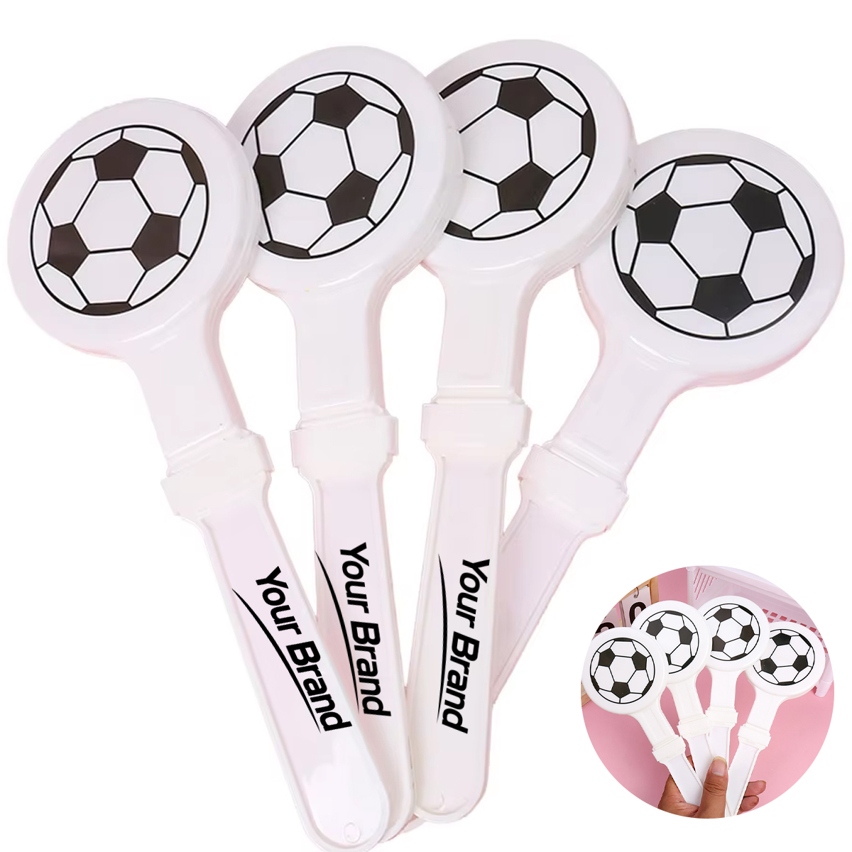 Soccer World Cup Themed Hand Clapper Noise Maker